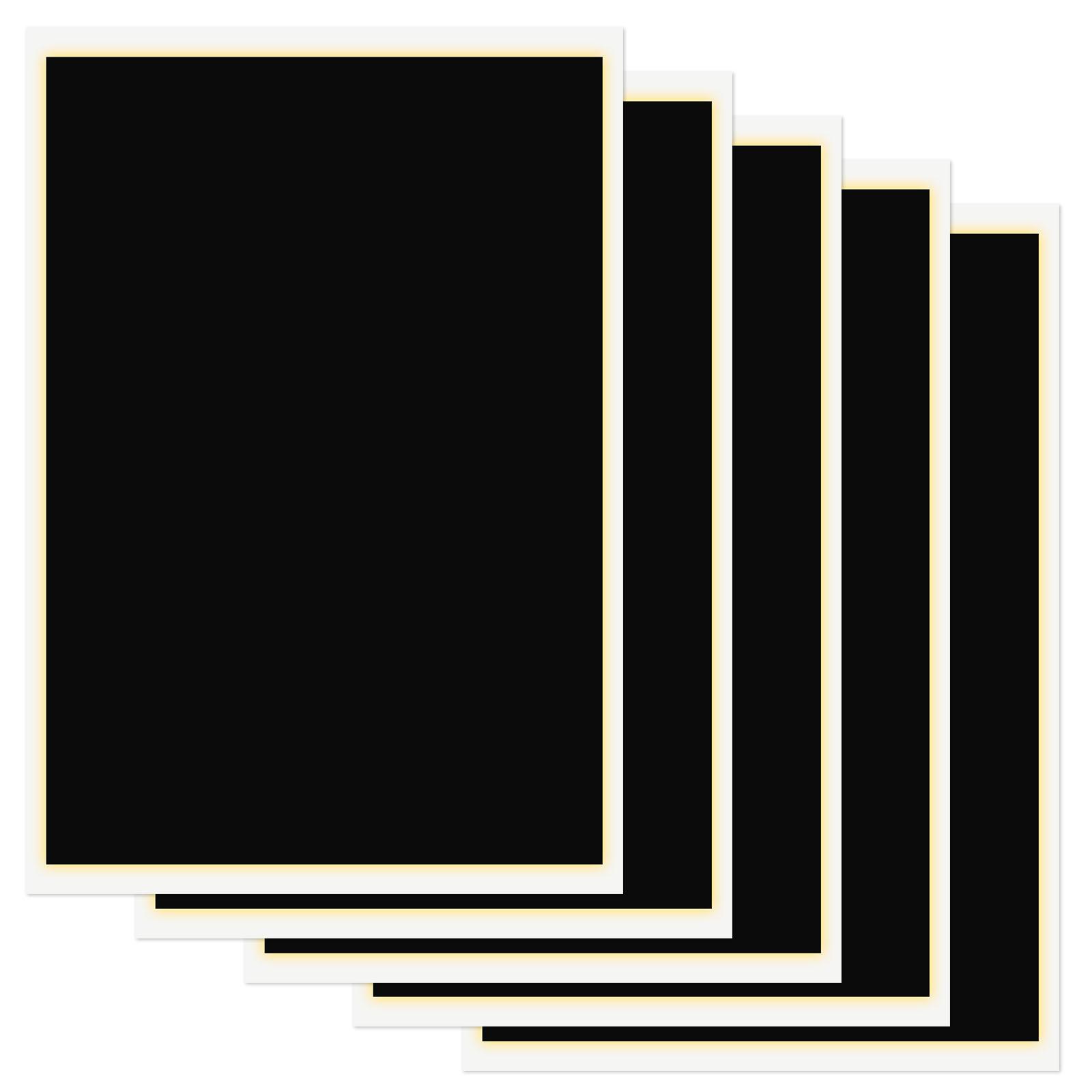 5Pcs Engraving Marking Paper Cuttable Engraving Testing Paper Multi-function Engraving Test Focus Papers for Glass Resin Ceramic