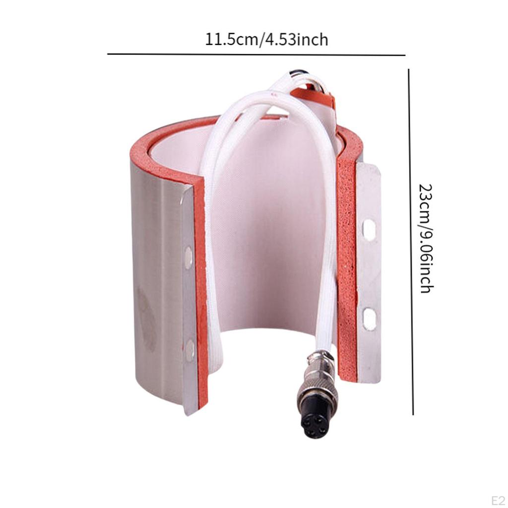 Sublimationsmaschine Tassenheizkissen Tassenmanschette 400W Einfache Installation Presszubehör für