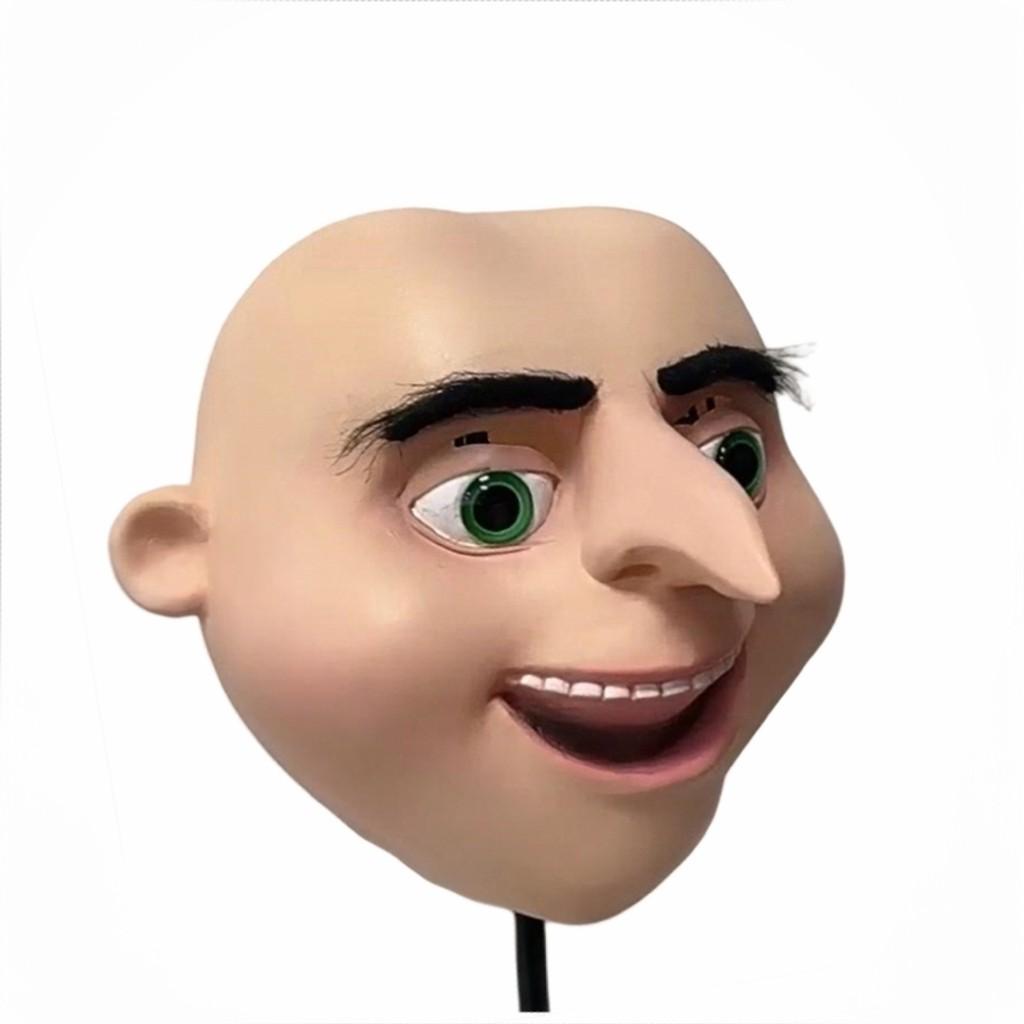 Despicable Me Gru Mask Resin Cosplay Prop For Halloween And Costume Parties