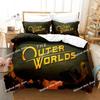 3D Game Outer Worlds Bedding Set Printed Single Comforter Quilt Bed Cover Duvet Cover Pillow Case 3 Pieces Sets Kids Adult Size