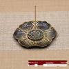 Large Ceramic Sandalwood Incense Burner for Indoor Aromatherapy & Mosquito Coil Holder