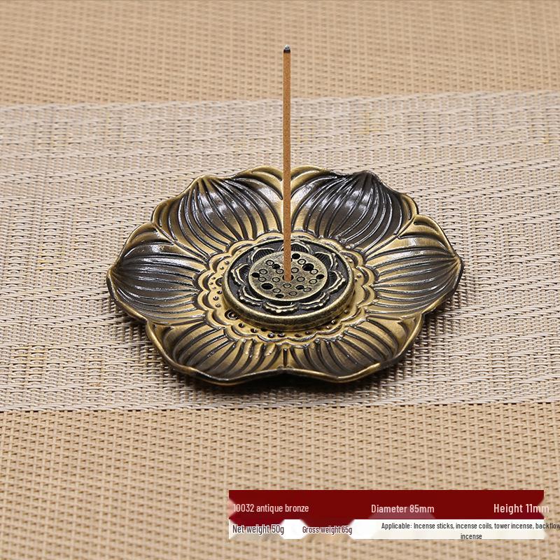 Large Ceramic Sandalwood Incense Burner for Indoor Aromatherapy & Mosquito Coil Holder