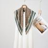 Elegant Korean Style Premium Handmade Rolled Edge Women Casual Square Neck Scarf