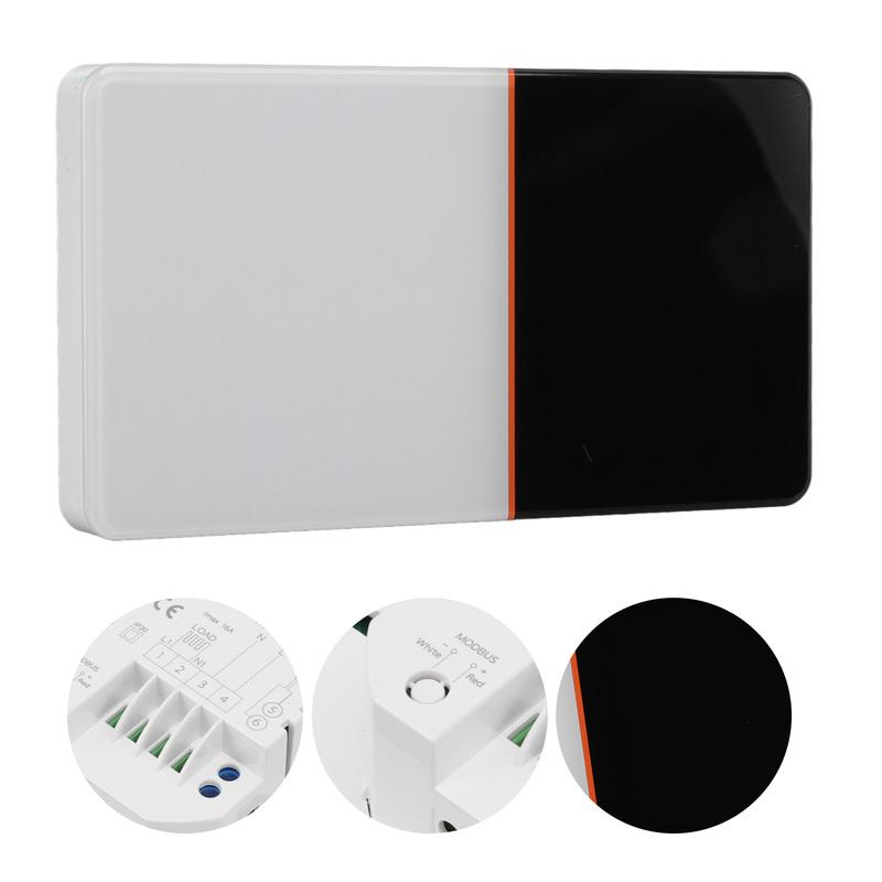 Smart Electric Thermostat White Programmable WiFi Thermostat with Temperature Humidity PM2.5 Detection for Home AC95‑240V