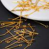 200pcs 9 Shaped Crafting Eye Head Pins For Jewelry Making High Strength Metal Components For Necklace Earrings