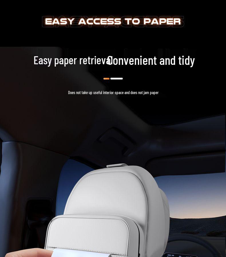 Fits 25 Leapmotor A10 Models: Car Tissue Box for Seat, Armrest, and Interior Modification