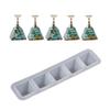 Fake Nails Tips Practice Holder Resin Mold for Press On Nails,Crystal Epoxy Mold DIY Nail Display Stand Silicone Mold