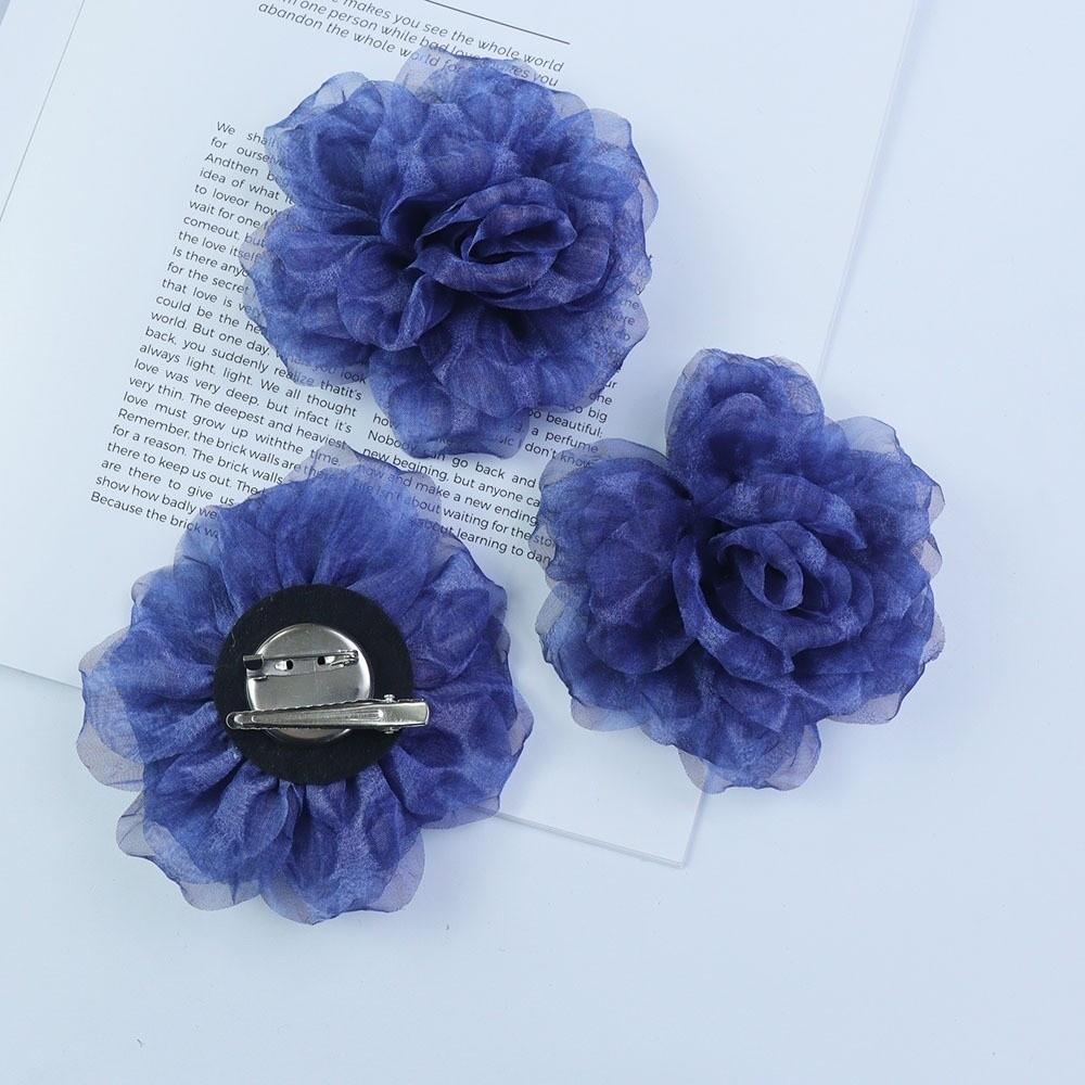 Handmade Flower Brooch Pin Fabric Suit Sweater Badge New Women Corsage  Clothing Accessories