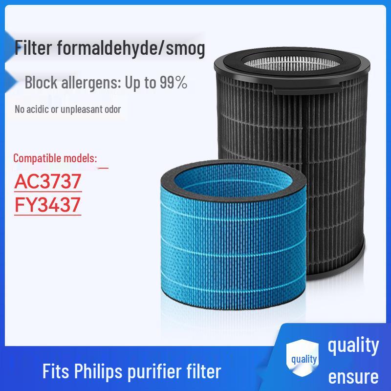Compatible Air Purifier & Humidifier Filter Core for Philips FY3455/3437, AC3737 Models