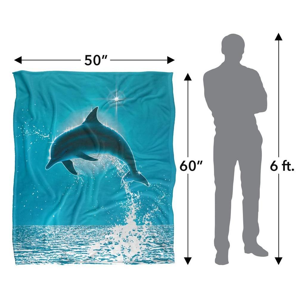 Royce McClure Silky Dolphin Sun Supersoft Blanket