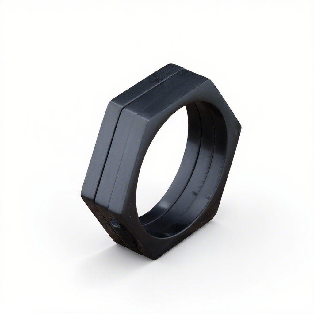 Multifaceted Minimalist Vintage Men's Ring Stylish Versatile Self Defense Knuckle Ring