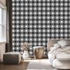 Wallpaper Black and White Checkered Gray, Gray Background 50x1000