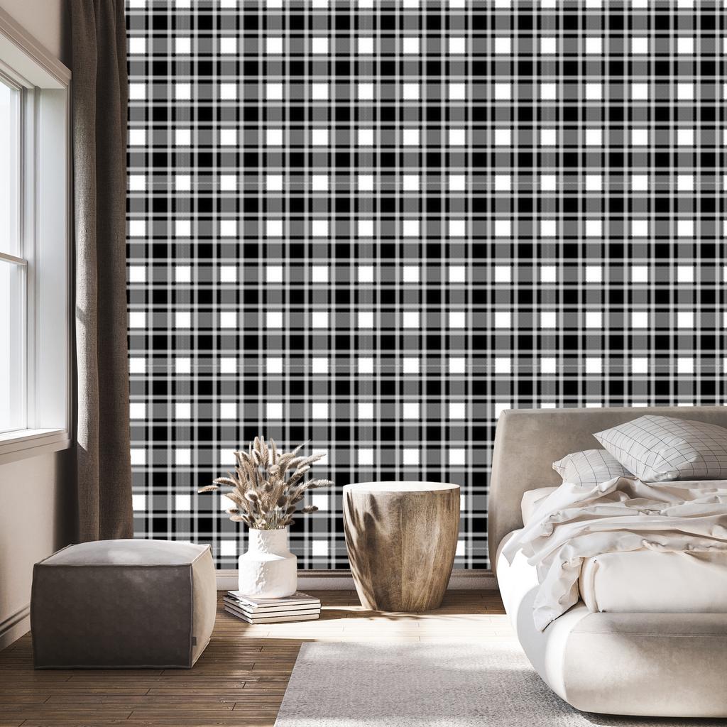 Wallpaper Black and White Checkered Gray, Gray Background 50x1000