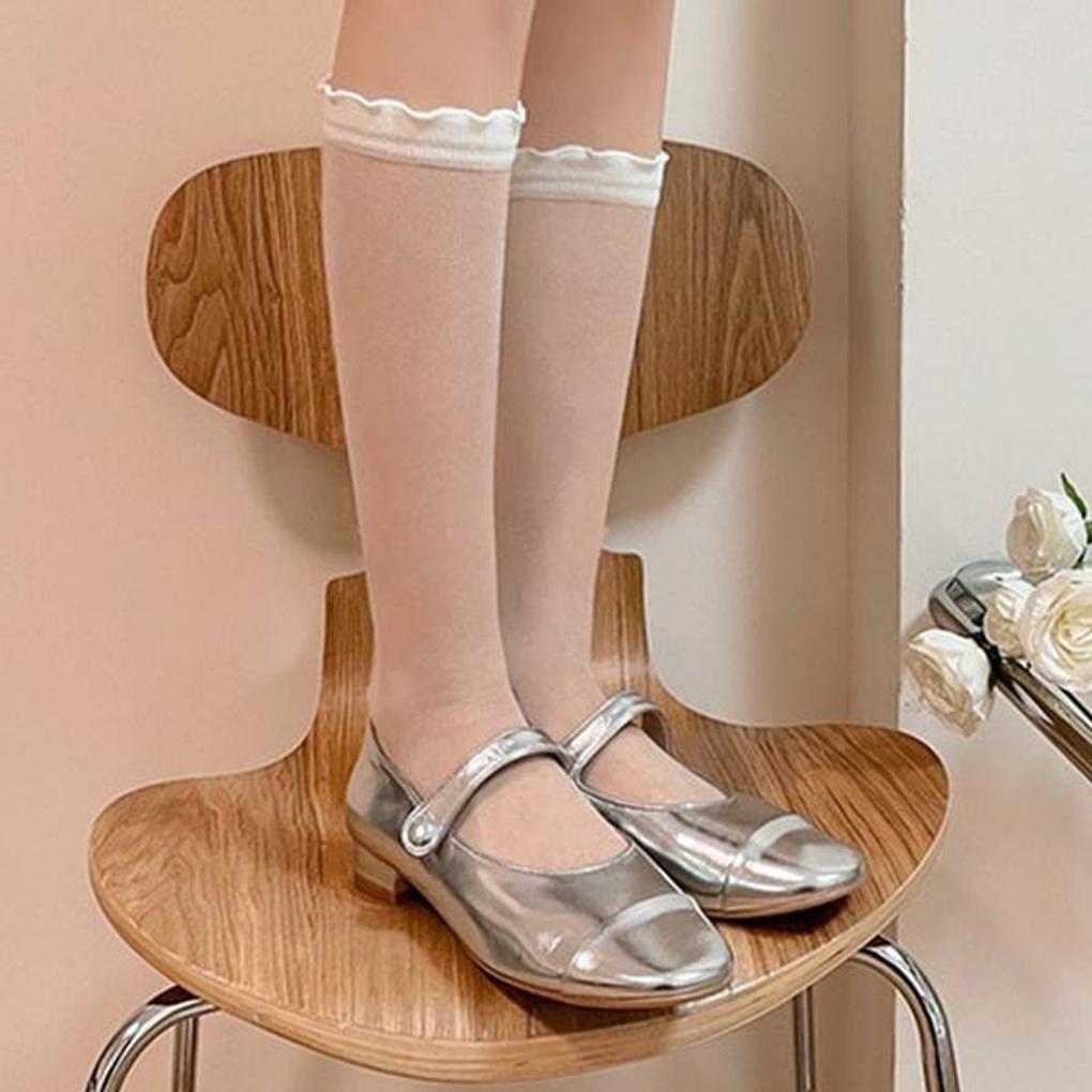 Women's Maze See-Through Fashion Socks 2-Piece Set