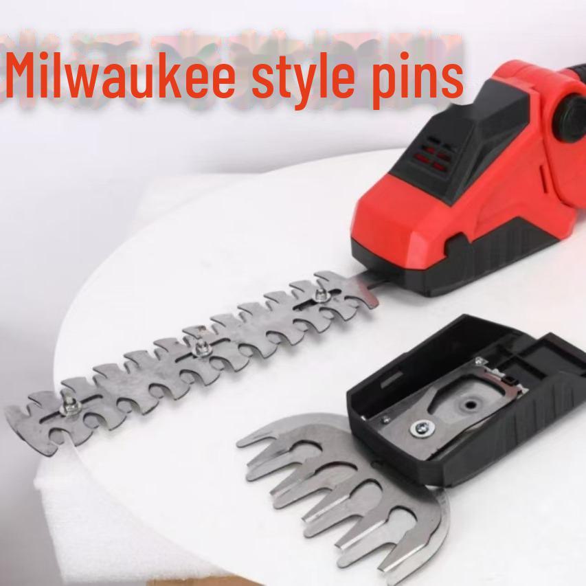 Rechargeable Dual-Blade Hedge Trimmer and Handheld Pruning Shears