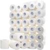 Core-Wound 4-Ply 30-Pack Toilet Paper Rolls - Household & Hotel Use