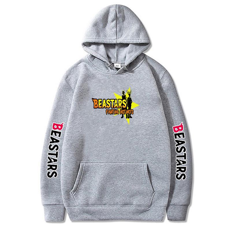BEASTARS Autumn/Winter Cotton Pullover Hoodie - Casual Plus Size Streetwear