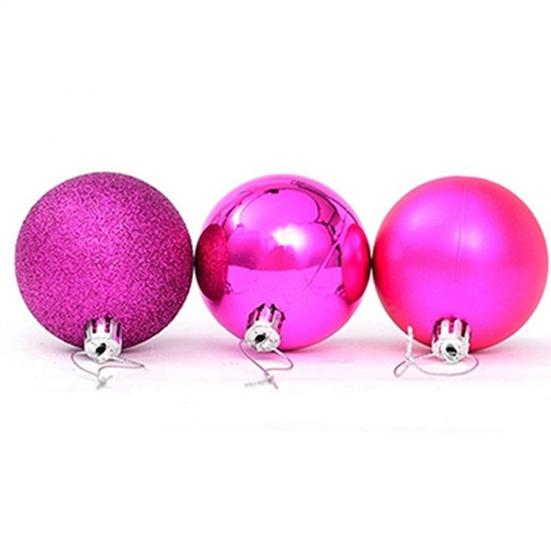 24 ks kulaté ozdoby na vánoční stromeček Závěsné domácí party ozdobné koule Ozdoby