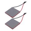2Pcs Fireplace Fan Power Generation Sheet Heat Powered Wood Stove Fan Replacement Repair 227℃ Heat R