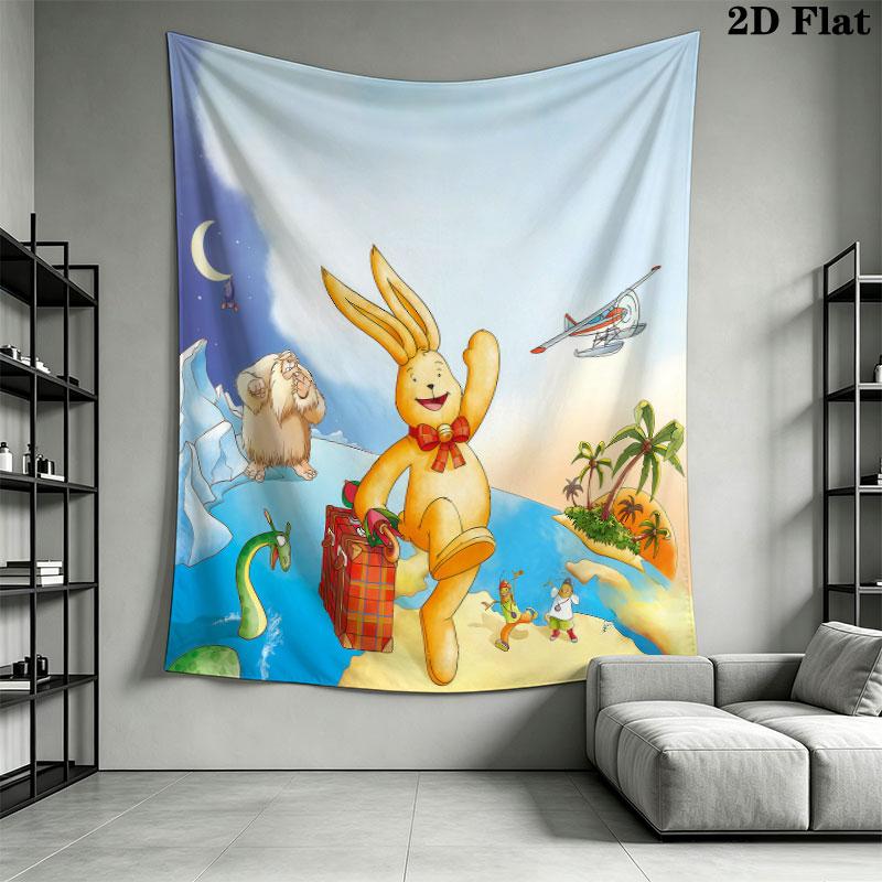 Felix Circus Wall Tapestry Aesthetic Wall Hanging Printed Fabric Blanket Decorative Tapestries for Bedroom Living Room Home Decor