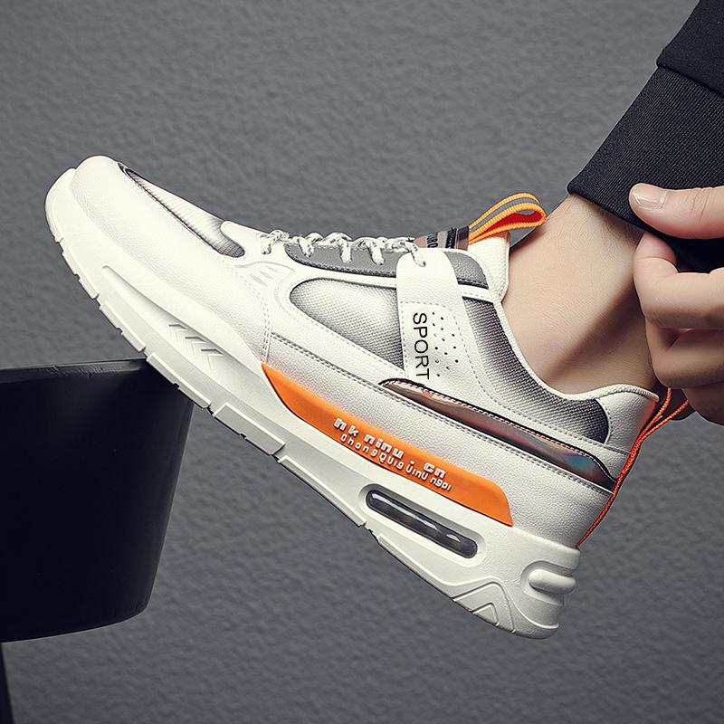 

Мужская повседневная обувь. Универсальная мужская обувь для доски. Мужская дышащая и амортизирующая удобная трендовая спортивная обувь. 39 оранжевый