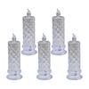 Flameless LED Candles Romantic Battery Operated Fake Pillar Candles for Valentine's Anniversary Wedding Christmas Home Table Decor