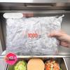 Jednorázové sáčky na potravinovou fólii pro uchovávání čerstvosti: Rukávy potravinářské kvality pro kuchyň, lednici, mísy a talíře