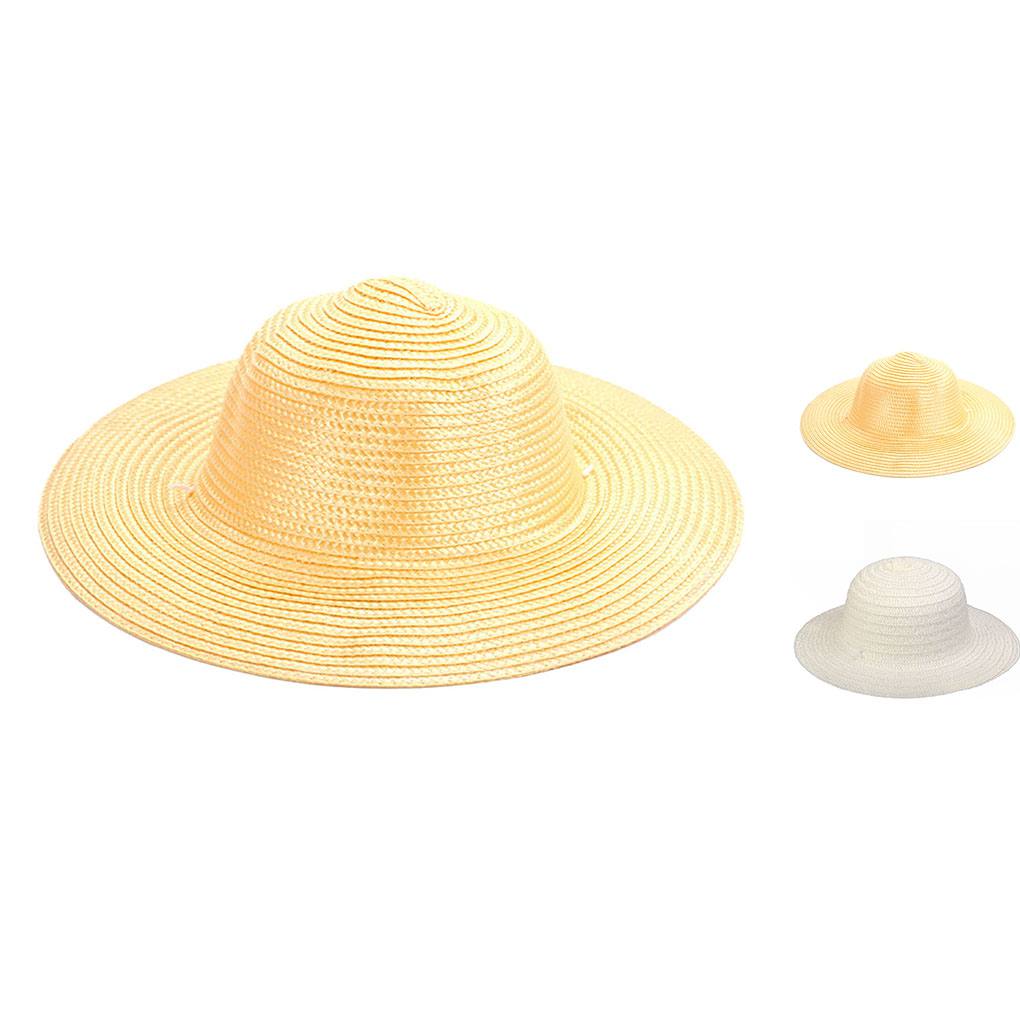 Malhut Strohhüte DIY Kappe Strand Sonnenhut Kunst Kindergarten Kinder