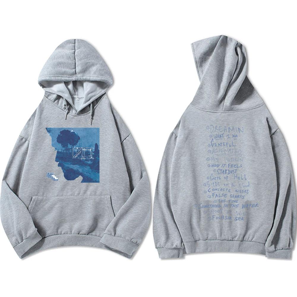 Zayn Malik Under The Stairs Album Printing Hoodies Winter Men Women Long Sleeve Sweatshirts Streetwear Hoody