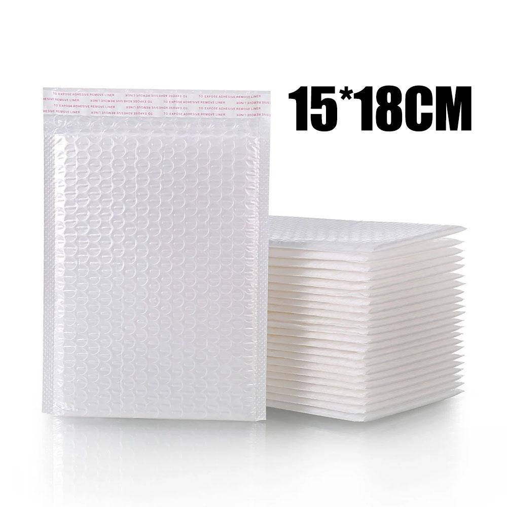 100pcs Bubble Mailers Wholesale White Padded Envelope for Packaging Mailing Gift Self Seal Shipping Bags Bubble Envelope