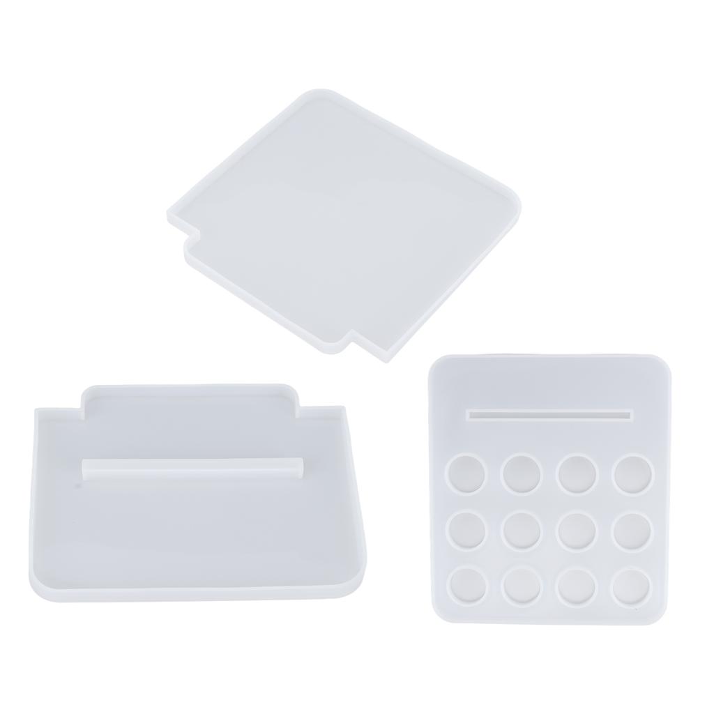 Silicone Resin Molds Display Rack Shape DIY Washable Casting Tool Reusable Craft Accessories