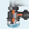 Sink Trap P Trap Replacements Upgrades Visible Removable Easy Use Drain Valves for Kitchen Bathroom Garbage Disposal