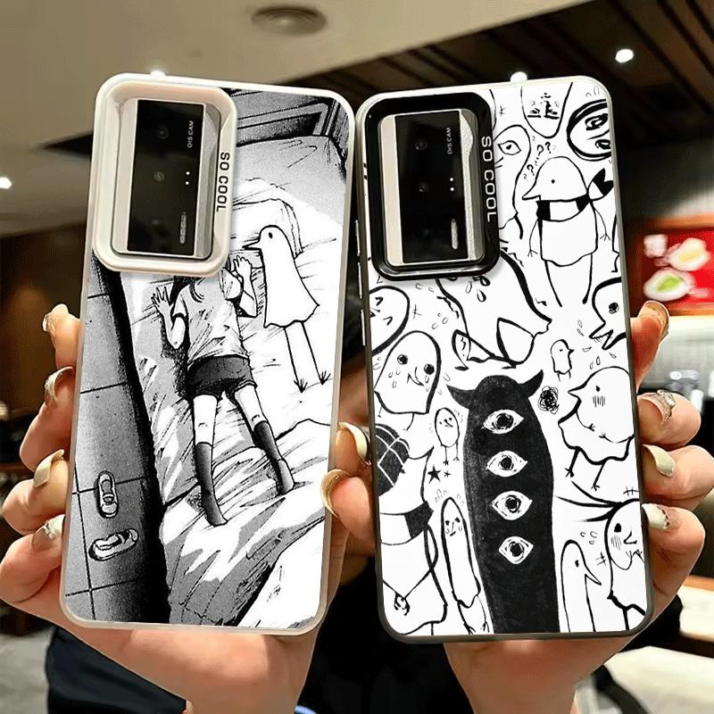 Oyasumi Punpun Anime Shockproof Phone Case for Xiaomi Poco X7 X6 X5 X3 Pro F7 Ultra M8 Redmi 15C 15 14C 13C 12C 10C 13 12 10