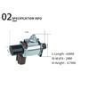 EGR Vacuum Switching Valve Solenoid MR127520 MR299355  for Dodge Chrysler Mitsubishi Sebring Stratus Eclipse Galant Montero