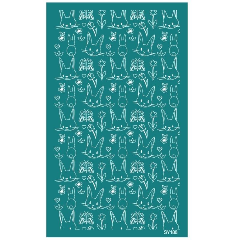 Silk Screen Stencils for Clay Earrings Making 6.3x4In Silkscreen Print Stencils