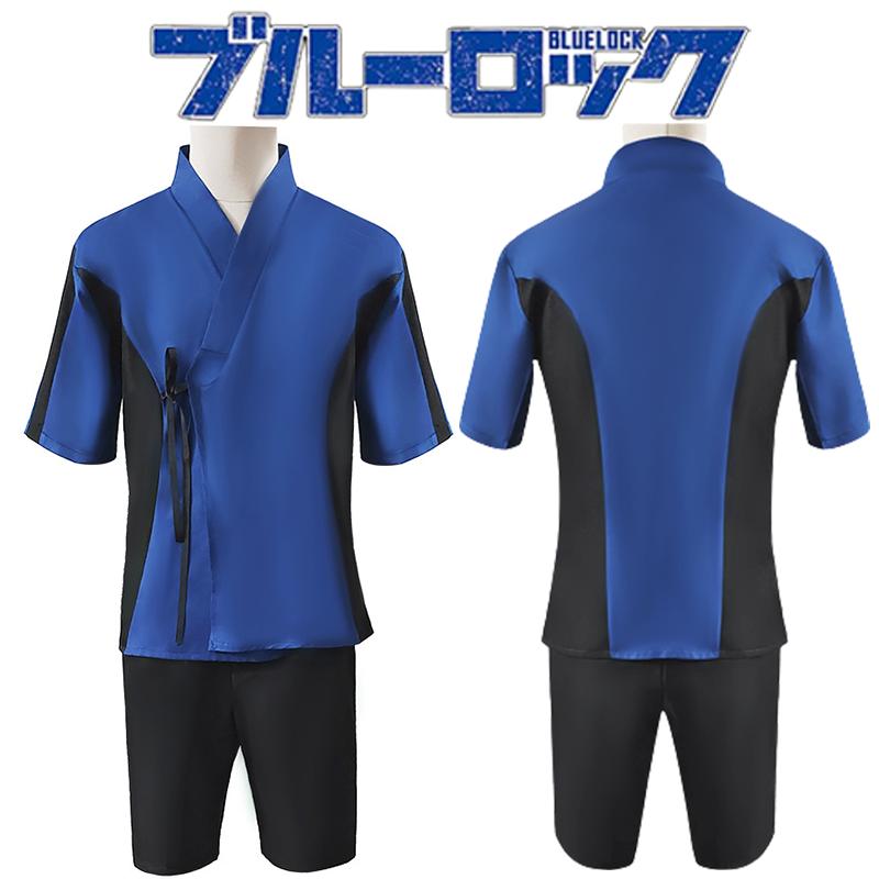 Bathrobe Lock Blue Cosplay Isagi Yoichi Ness Kaiser Kurona Sport Suit Top Gift