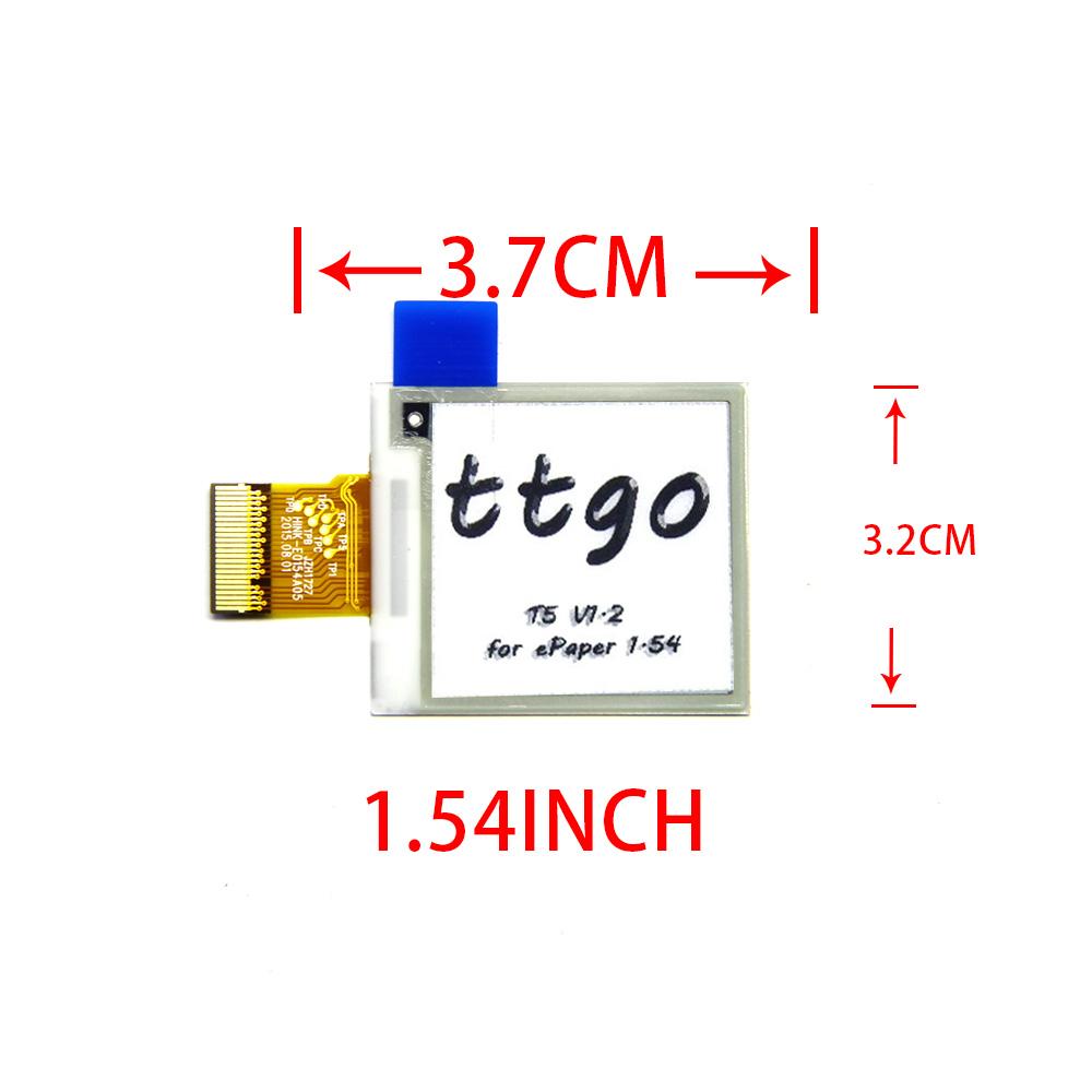 Multi-Size Color E-Ink Module (1.54"/2.13"/2.9") - No Backlight, SPI Communication with Arduino/MCU 32 Dev Resources