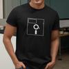 5 1/4" FLOPPY DISK T-SHIRT (80s Retro Technology IBM Disc PC Home Computer Dos) Unisex T-Shirt