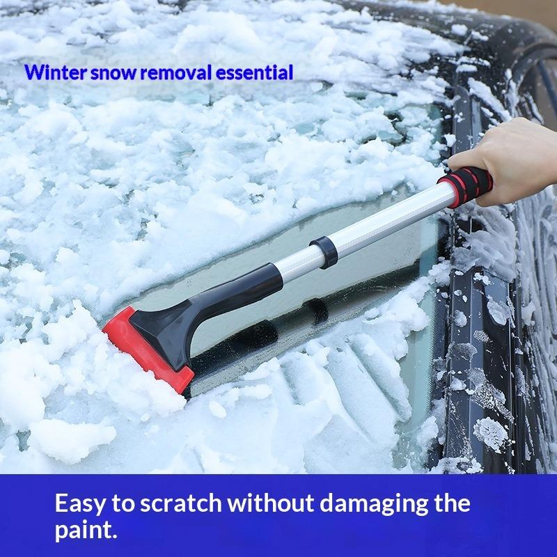Automobile Oxford Snow Shovel Aluminum Alloy Telescopic Snow Shovel Multifunctional Glass Shovel Snow Shovel Cleaning Scraper Snow Brush