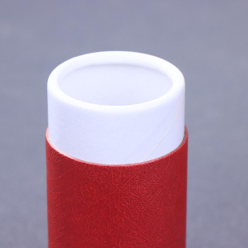 1 Pcs Copperplate Paper Tube Box Paper Gift Packaging Round Cylinder Oil Bottle Package Cardboard Tube For Essential Oil Perfume