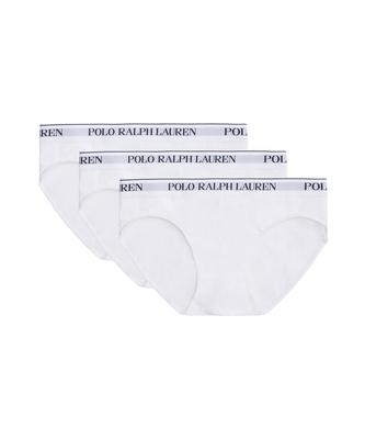 POLO RALPH LAUREN Niedrig geschnittene Slips Dreierpack - Weiß
