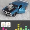 Model Mașină de Curse Dodge Super la Scară 1/32, Jucărie Mașină cu Sunet și Lumină, Model Mașină Aliaj cu Tragere Înapoi Retro pentru Familie pentru Acasă