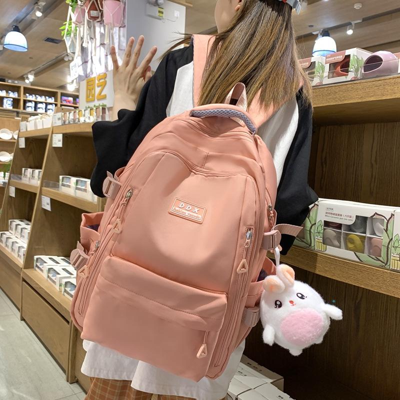 Schoolbag Schoolbag for Girls and Primary School Students 1011 New Multi-layer Junior High School Students and High School Students Girls High Value