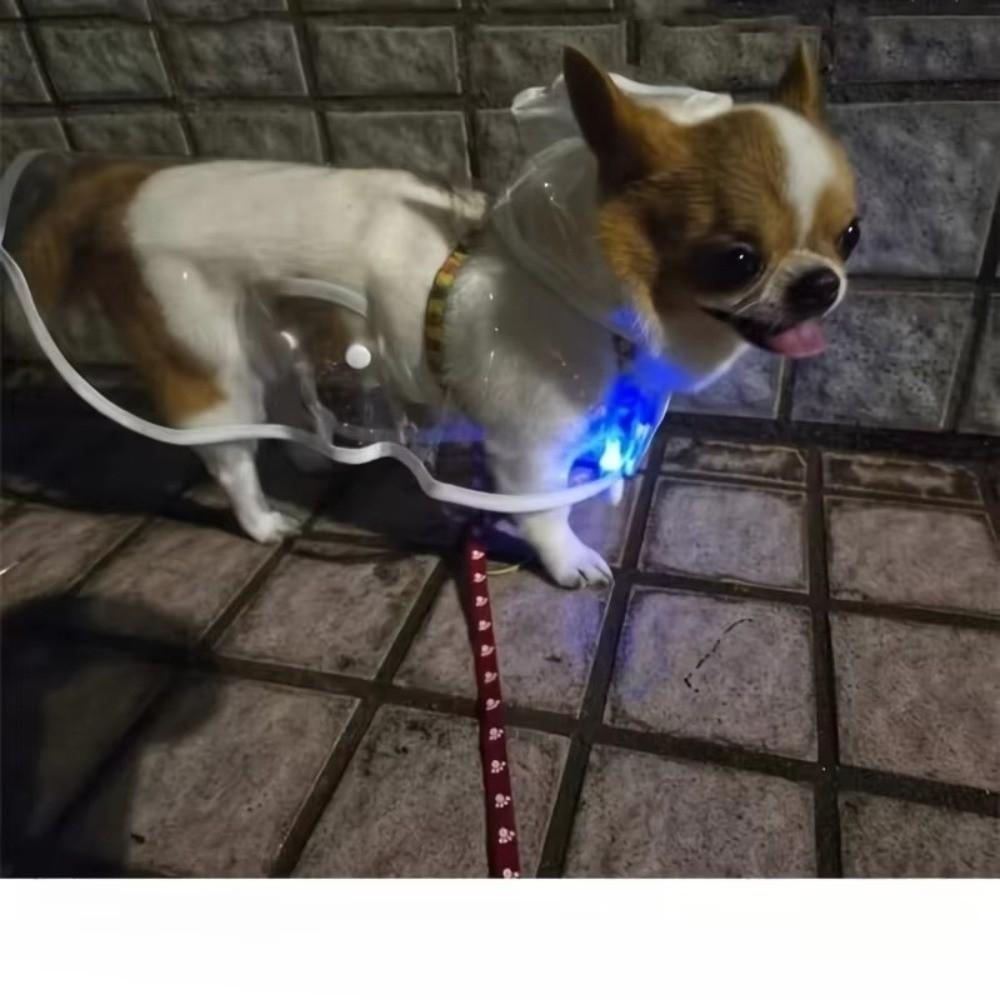 Windproof Dog Raincoat Transparent Dog Clothing for Rainy Days Walking Pet Poncho Dog Supplies