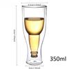 Creative Wine Bottle Model Glass Cup Double-layer Wineglass Beer Wine Glasses Espresso Coffee Cup Whiskey Tea Milk Mug Drinkware