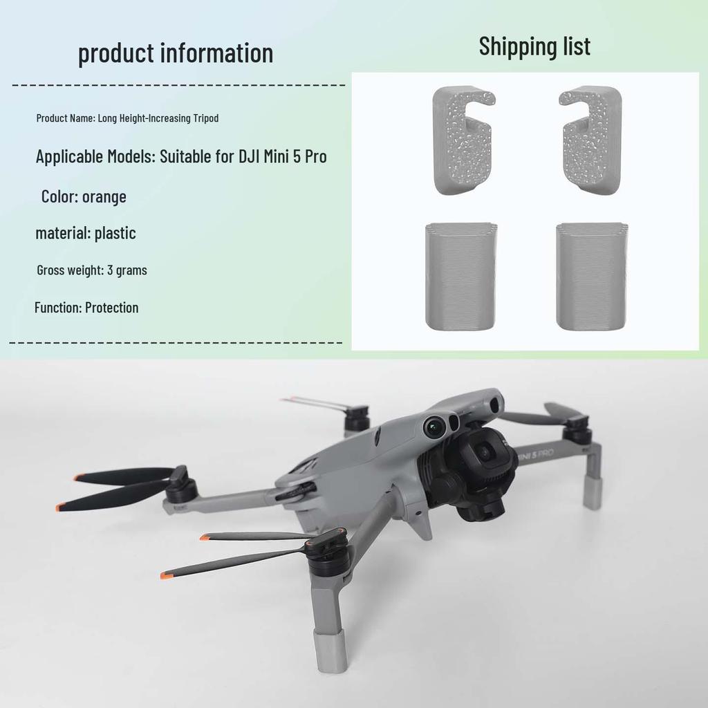 DJI Mini 5 Pro Drone Foldable Landing Gear Heightening Bracket