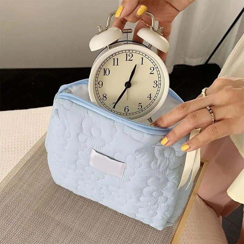 Large Size Toiletry Organizer Bag Travel Cosmetic Bag Makeup Bag Floral Portable Makeup Pouch for Women