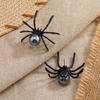 Dark Style Spider Stud Earrings Zinc Zinc Alloy Pearl Earrings Vintage Halloween Earrings  Women