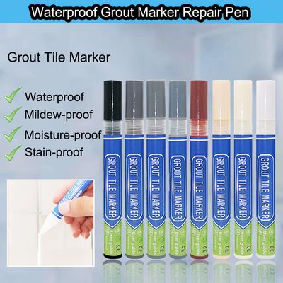 Tile Beauty Styling Pen Bathroom Waterproof and  Grout Marker Pen 4ml