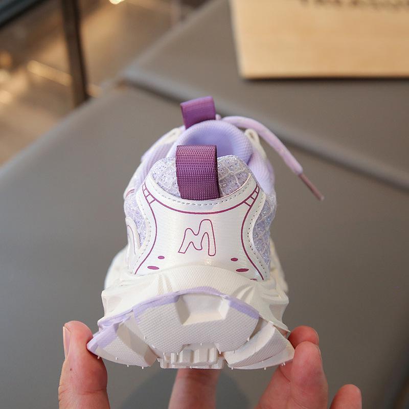 Kids' Breathable Double Mesh Sports Shoes, Non-slip Soft Sole, Spring 2026 New Arrivals for Boys and Girls